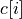 c[i]