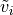 \tilde{v}_i