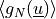 \langle
g_N(\ul{u}) \rangle