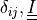 \delta_{ij}, \ull{I}